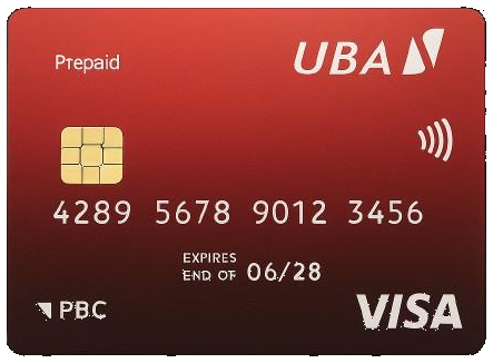 Carte prépayée UBA VISA