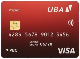 Carte UBA VISA prépayée